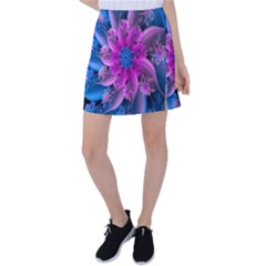 Fractal Flower Tennis Skirt by Sparkle