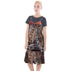 Nature With Tiger Camis Fishtail Dress