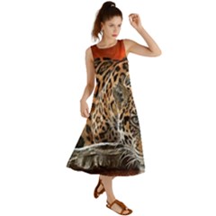 Nature With Tiger Summer Maxi Dress by Sparkle