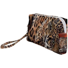 Nature With Tiger Wristlet Pouch Bag (small) by Sparkle