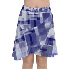 Blockify Chiffon Wrap Front Skirt by Sparkle