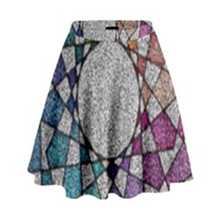 Wirldrawing High Waist Skirt by Sparkle