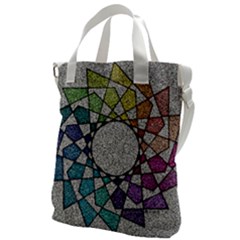 Wirldrawing Canvas Messenger Bag by Sparkle