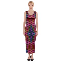 Hexxogons Fitted Maxi Dress by Sparkle