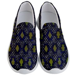 Color Abstract Cartoon Men s Lightweight Slip Ons by Sparkle