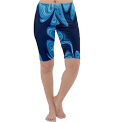 Sea Wrap Cropped Leggings  by Sparkle