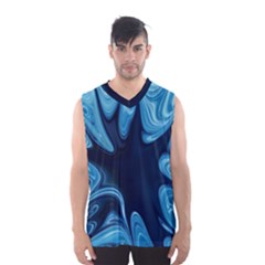 Sea Wrap Men s Basketball Tank Top by Sparkle