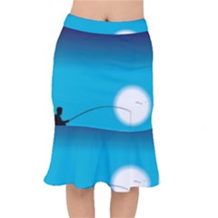 Fishing Short Mermaid Skirt