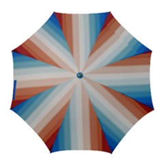 Blue,white Red Golf Umbrellas by Sparkle