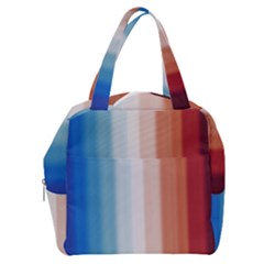 Blue,white Red Boxy Hand Bag by Sparkle