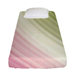 Pink Green Fitted Sheet (single Size) by Sparkle