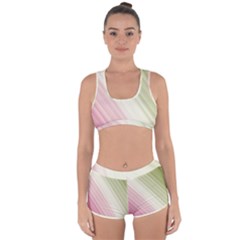 Pink Green Racerback Boyleg Bikini Set by Sparkle