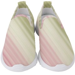 Pink Green Kids  Slip On Sneakers by Sparkle