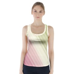 Pink Green Racer Back Sports Top by Sparkle