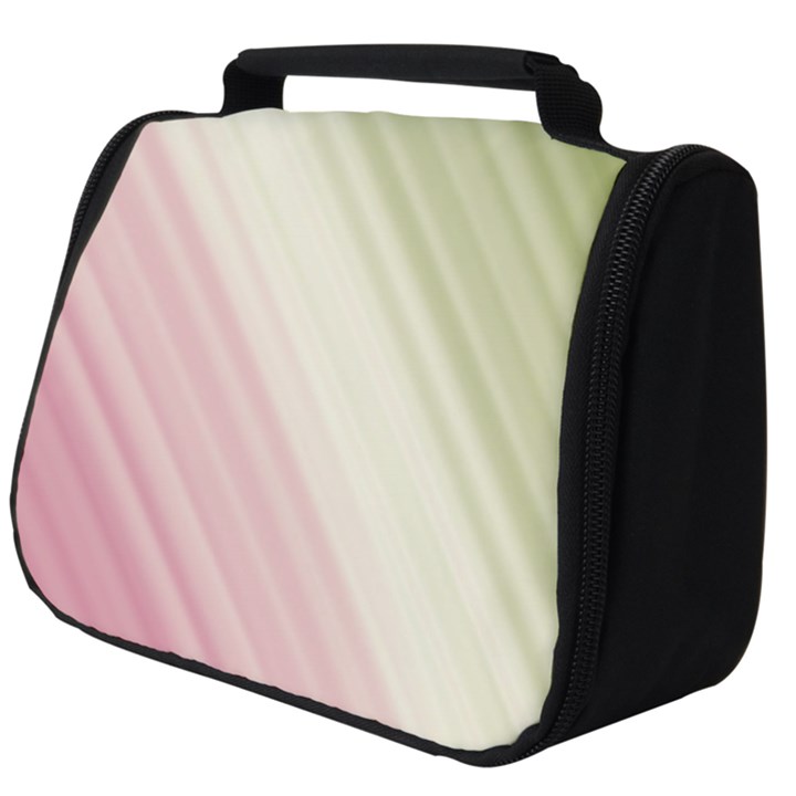 Pink Green Full Print Travel Pouch (Big)