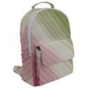 Pink Green Flap Pocket Backpack (Large) View2