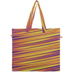 Orange Strips Canvas Travel Bag by Sparkle