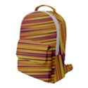 Orange Strips Flap Pocket Backpack (Large) View1