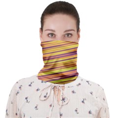 Orange Strips Face Covering Bandana (adult)