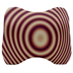 Strips Hole Velour Head Support Cushion by Sparkle