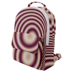 Strips Hole Flap Pocket Backpack (small) by Sparkle