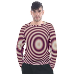 Strips Hole Men s Long Sleeve Raglan Tee