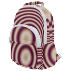 Strips Hole Rounded Multi Pocket Backpack by Sparkle