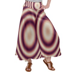 Strips Hole Satin Palazzo Pants by Sparkle