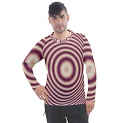 Strips Hole Men s Pique Long Sleeve Tee