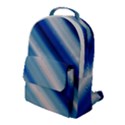 Blue White Flap Pocket Backpack (Large) View1