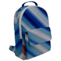 Blue White Flap Pocket Backpack (Large) View2