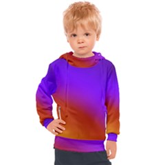 Violet Orange Kids  Hooded Pullover by Sparkle