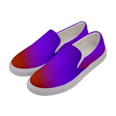 Violet Orange Women s Canvas Slip Ons by Sparkle