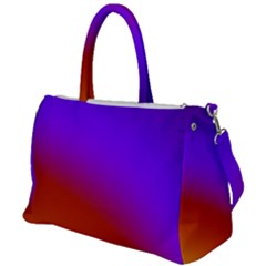 Violet Orange Duffel Travel Bag by Sparkle