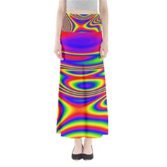 Rainbow Full Length Maxi Skirt by Sparkle