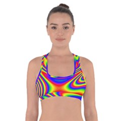 Rainbow Cross Back Sports Bra