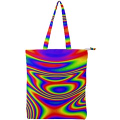 Rainbow Double Zip Up Tote Bag by Sparkle