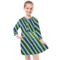 Blueglow Kids  Quarter Sleeve Shirt Dress by Sparkle