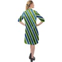 Blueglow Long Sleeve Mini Shirt Dress View2