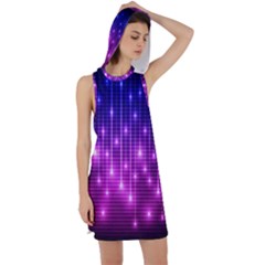 Shiny Stars Racer Back Hoodie Dress