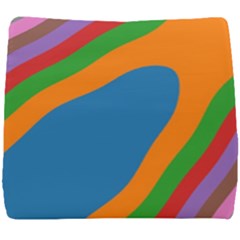 Rainbow Road Seat Cushion by Sparkle