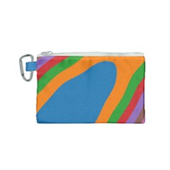 Rainbow Road Canvas Cosmetic Bag (small)