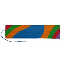 Rainbow Road Roll Up Canvas Pencil Holder (l) by Sparkle