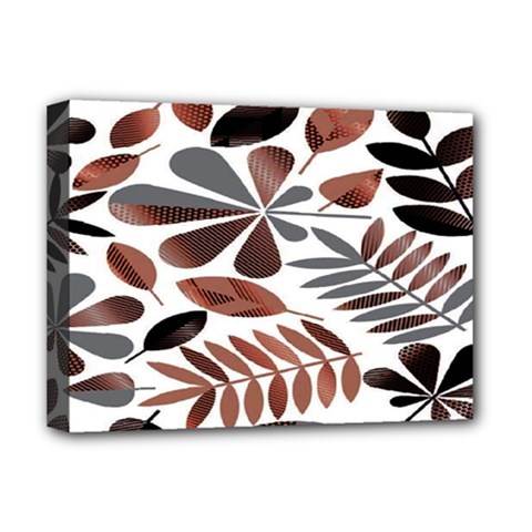 Shiny Leafs Deluxe Canvas 16  X 12  (stretched)  by Sparkle