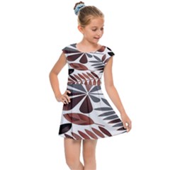 Shiny Leafs Kids  Cap Sleeve Dress by Sparkle