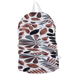 Shiny Leafs Foldable Lightweight Backpack by Sparkle