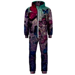 Glitter Butterfly Hooded Jumpsuit (men)  by Sparkle