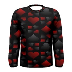 Digital Cards Men s Long Sleeve Tee by Sparkle