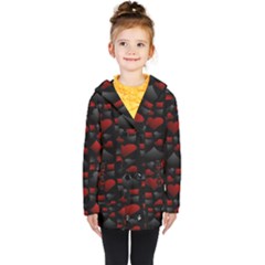 Glitter Butterfly Kids  Double Breasted Button Coat by Sparkle