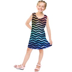 Digital Waves Kids  Tunic Dress